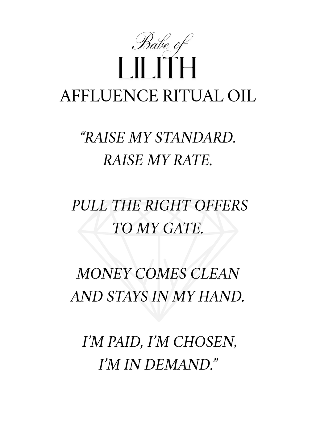 Signature Ritual Oil Bundle - Babe of Lilith