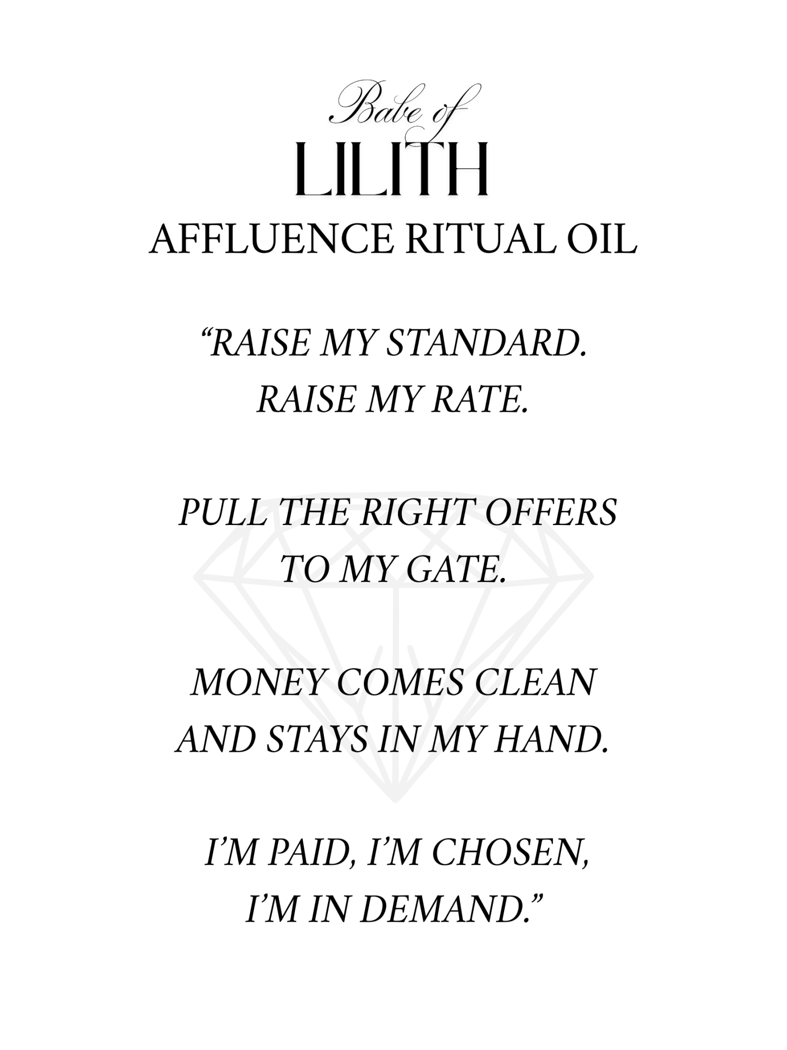 Signature Ritual Oil Bundle - Babe of Lilith