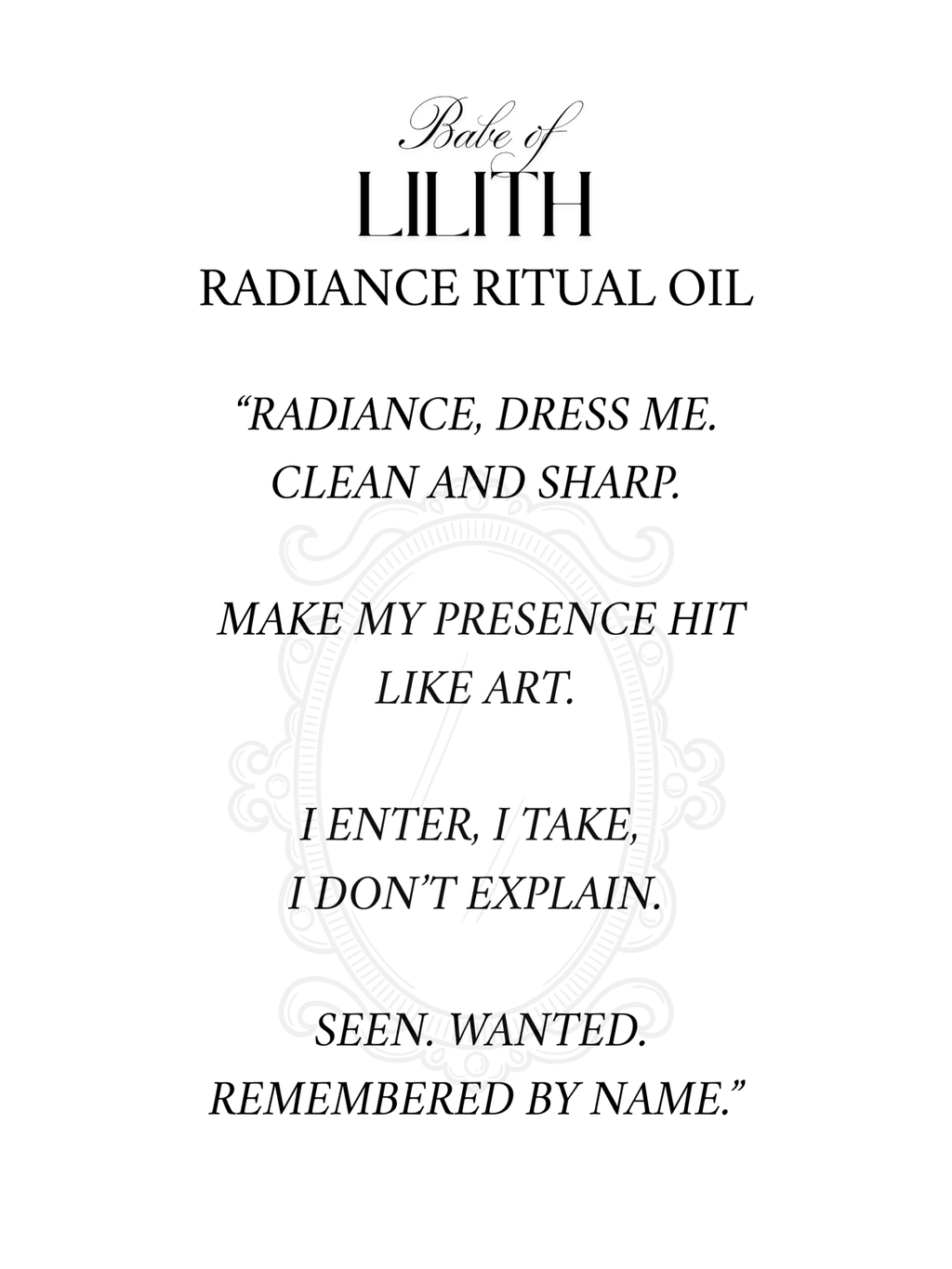 Signature Ritual Oil Bundle - Babe of Lilith